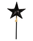 “Black Sequins” Crown and Wand Magic Set
