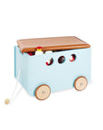 Toy chest on wheels 'Jim', mint