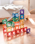 Connetix Magnetic Tiles - Rainbow Ball Run Pack 92 pc