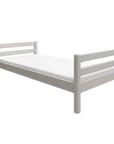 Single Bed, 90x200 cm, Grey