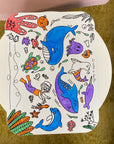 Oceaan kleurbaar placemat