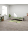 Single Bed, 90x200 cm, Grey