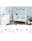 Nursery 'Hilda & Pan' Extra Wide 4 Piece Set