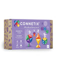 Connetix Rainbow Shape Expansion Pack 36 pc box showcasing colorful magnetic tiles for creative play.