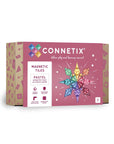 Pastel Geometry Pack 40 pc: Connetix magnetic tiles set featuring vibrant pastel colors and unique shapes.