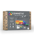 Connetix Rainbow Transport Pack 50 pc featuring colorful magnetic tiles for imaginative play.
