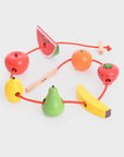 TickiT Wooden Lacing Fruits