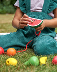 TickiT Wooden Lacing Fruits