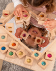 TickiT Wooden Kaleidoscope Blocks – Pack of 20