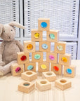TickiT Wooden Kaleidoscope Blocks – Pack of 20