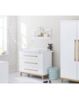 Wall shelf, white classy matt