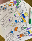 Kleurbare placemat