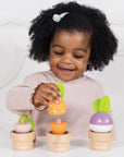 Le Toy Van Stacking Wooden Veggies