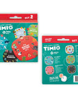 Timio Disc Pack Set 2 includes magnetic discs for nursery rhymes, numbers, shapes, and sea creatures.