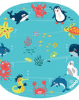 Colorful sea creatures illustrating the Timio Disc Pack Set 2, enhancing early learning and fun with ocean themes.