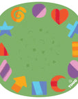 Timio Disc Pack Set 2 illustrated disc with colorful shapes for early learning and play.
