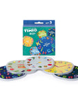 Timio Disc Pack Set 3 featuring colorful magnetic discs for storytelling and learning.