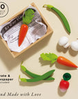 Le Toy Van Harvest Vegetables Wooden Food Crate