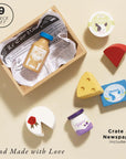 Le Toy Van Cheese & Dairy Wooden Market Crate