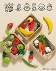 Le Toy Van Smoothie Fruit Wooden Market Crate