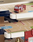 Le Toy Van Fire and Rescue Wooden Garage