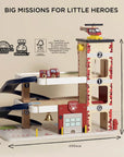 Le Toy Van Fire and Rescue Wooden Garage