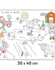 Kleurbare placemat