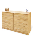 Nursery 'Natura' extra wide
3 parts: cot bed, extra wide changing unit, 2-door wardrobe