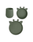 Judi Giraffe Silicone Dinner Set 3-Pack