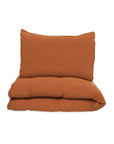 Mousseline dekbedovertrekset voor kinderbedden, rood, 2-delig