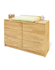 Nursery 'Natura' extra wide
3 parts: cot bed, extra wide changing unit, 2-door wardrobe