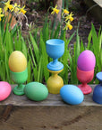Rainbow Wooden Eggs