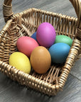 Rainbow Wooden Eggs