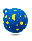 Night and Day Teether Ball with star and moon design, perfect for baby's play and early movement.