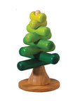 Stacking Puzzle – Green Tree: colorful wooden stacking tree toy for children, promoting balance and creative play.