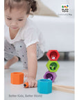 Colorful Beehives matching activity for children, enhancing fine motor skills and color recognition.