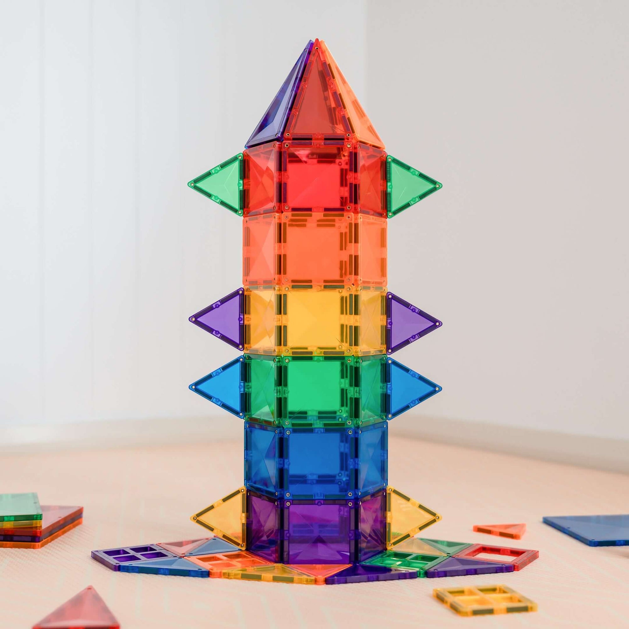 Connetix Magnetic Tiles - Rainbow Creative Pack 102 pc