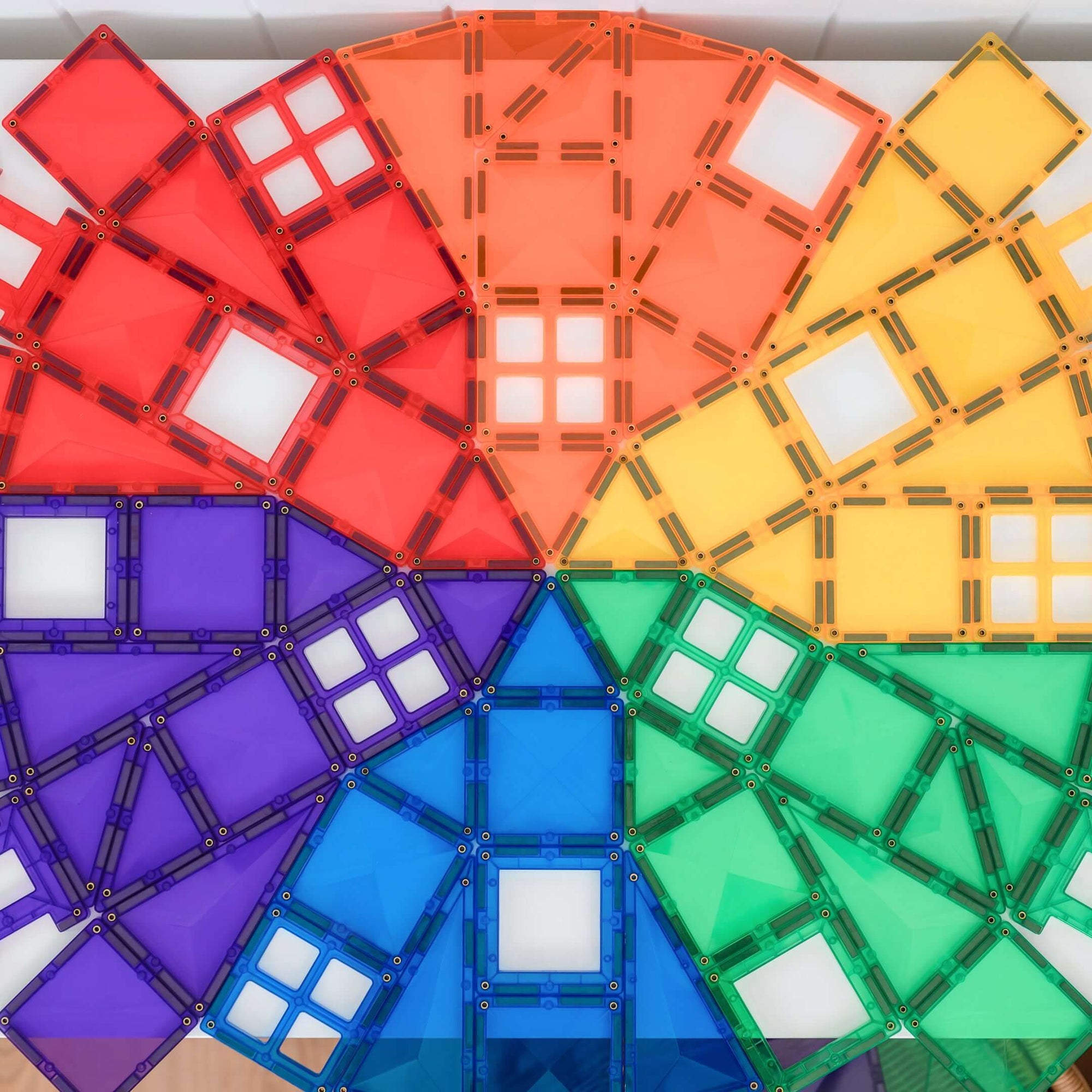 Connetix Magnetic Tiles - Rainbow Creative Pack 102 pc