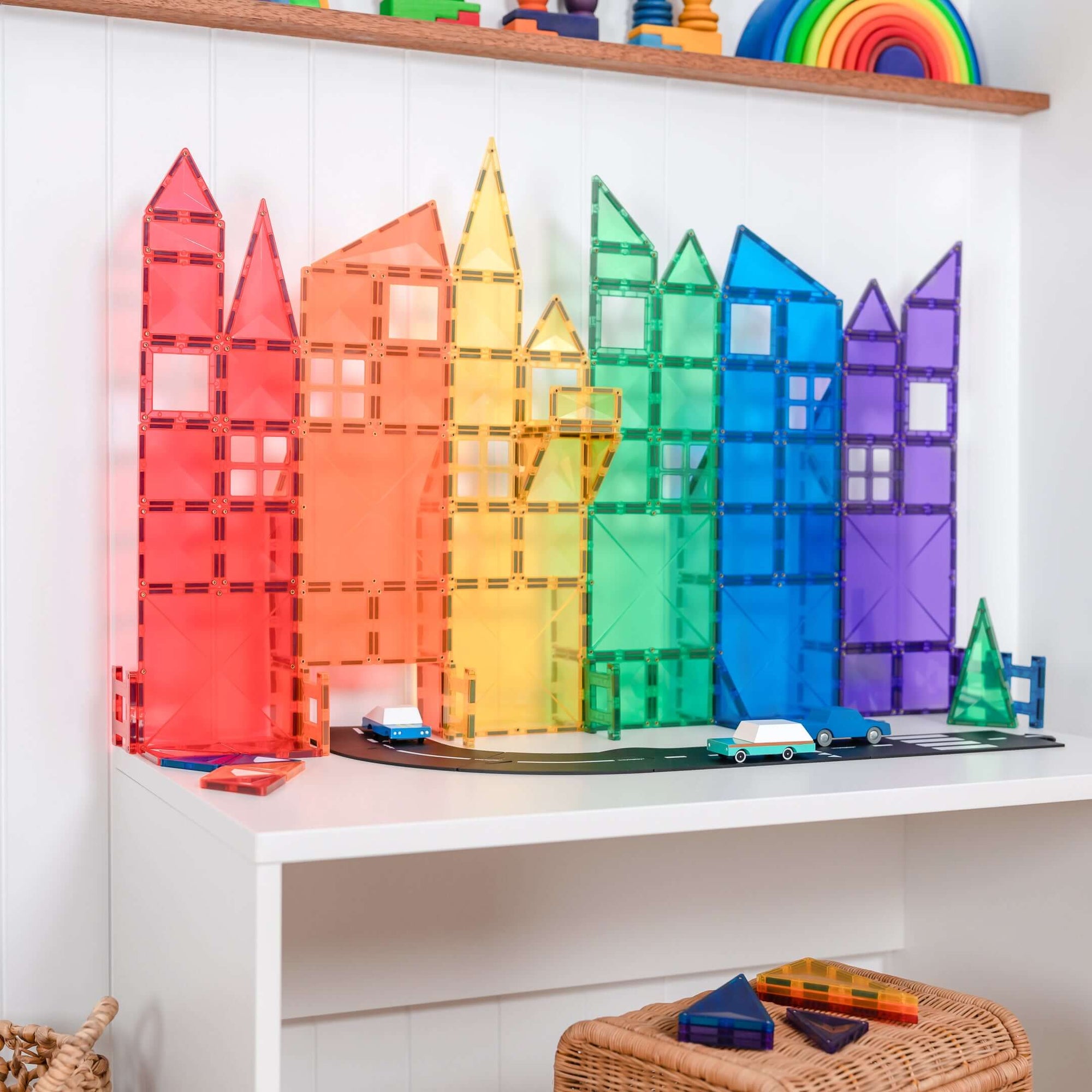 Connetix Magnetic Tiles - Rainbow Creative Pack 102 pc