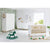 Cot Bed, Extra Wide Changing Unit & Large Wardrobe
