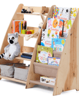 2in1 Montessori-Regal für Kleinkinder – Bücher & Spielzeug-5