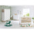 Cot Bed, Wide Changing Unit & Large Wardrobe 