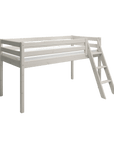 FLEXA CLASSIC High Bed 120 cm with slanting ladder and safety rail, designed for comfort and fun for children.