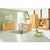 Cot Bed, Extra Wide Changing Unit & 2 Door Wardrobe