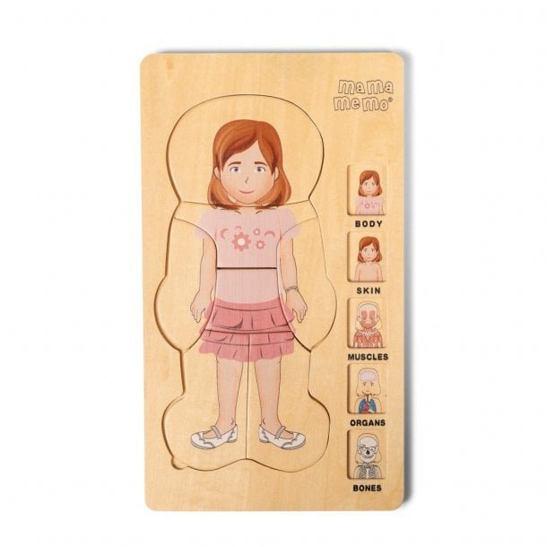 My body puzzle. girl