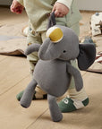 Fille gebreide olifant-Grijs