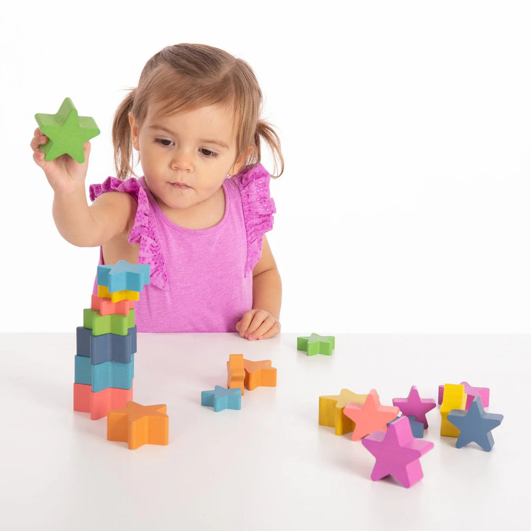 TickiT Rainbow Wooden Stars