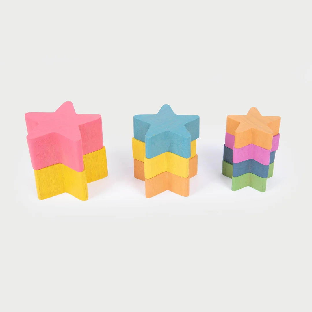 TickiT Rainbow Wooden Stars