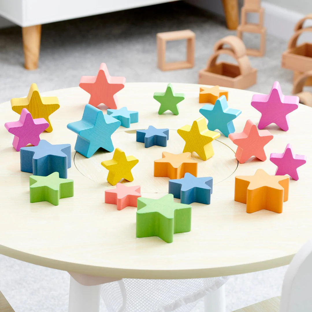 TickiT Rainbow Wooden Stars