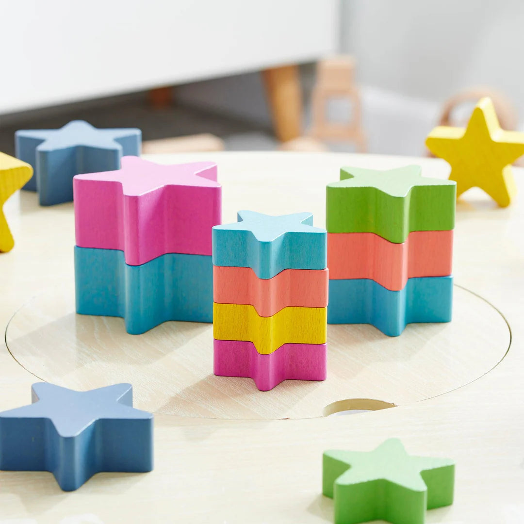TickiT Rainbow Wooden Stars